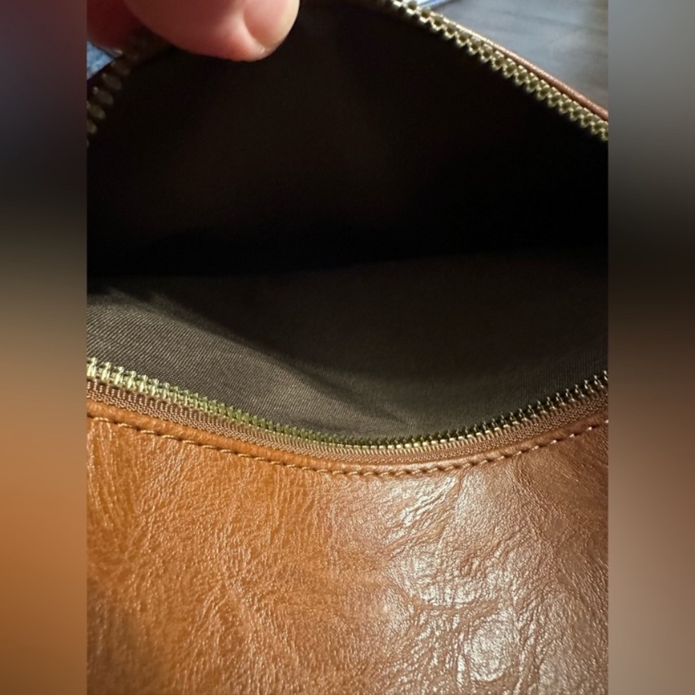 Brown Leather Backpack - image 4